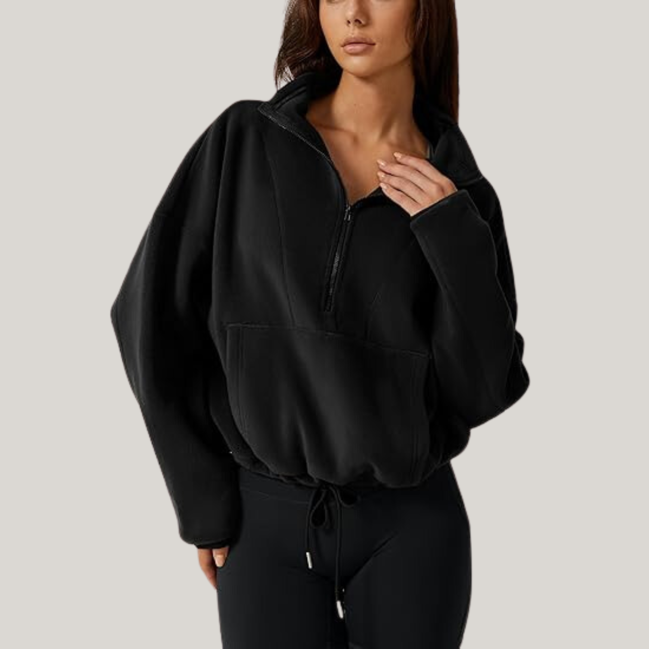 Sweat Polaire Zippé | Oversize & Confort | Style Sport & Cosy