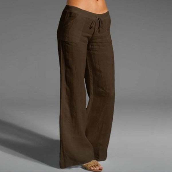 Pantalon Large | Lin | Léger et Décontracté