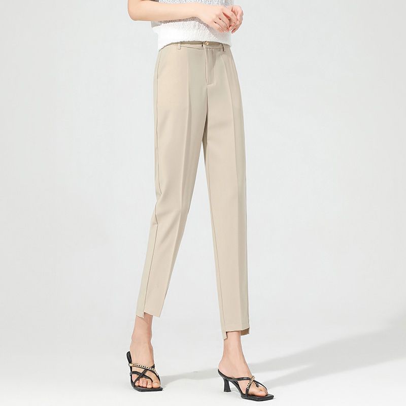 Pantalon Élégance Structurée | Taille Haute et Coupe Cigarette