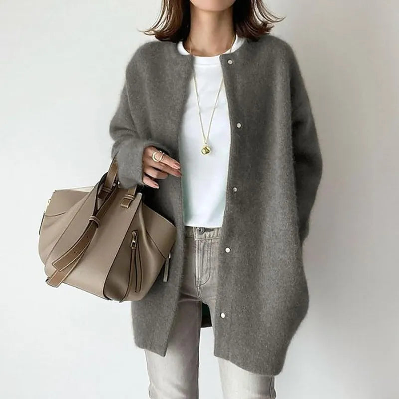 Juliette - Cardigan long en laine douce