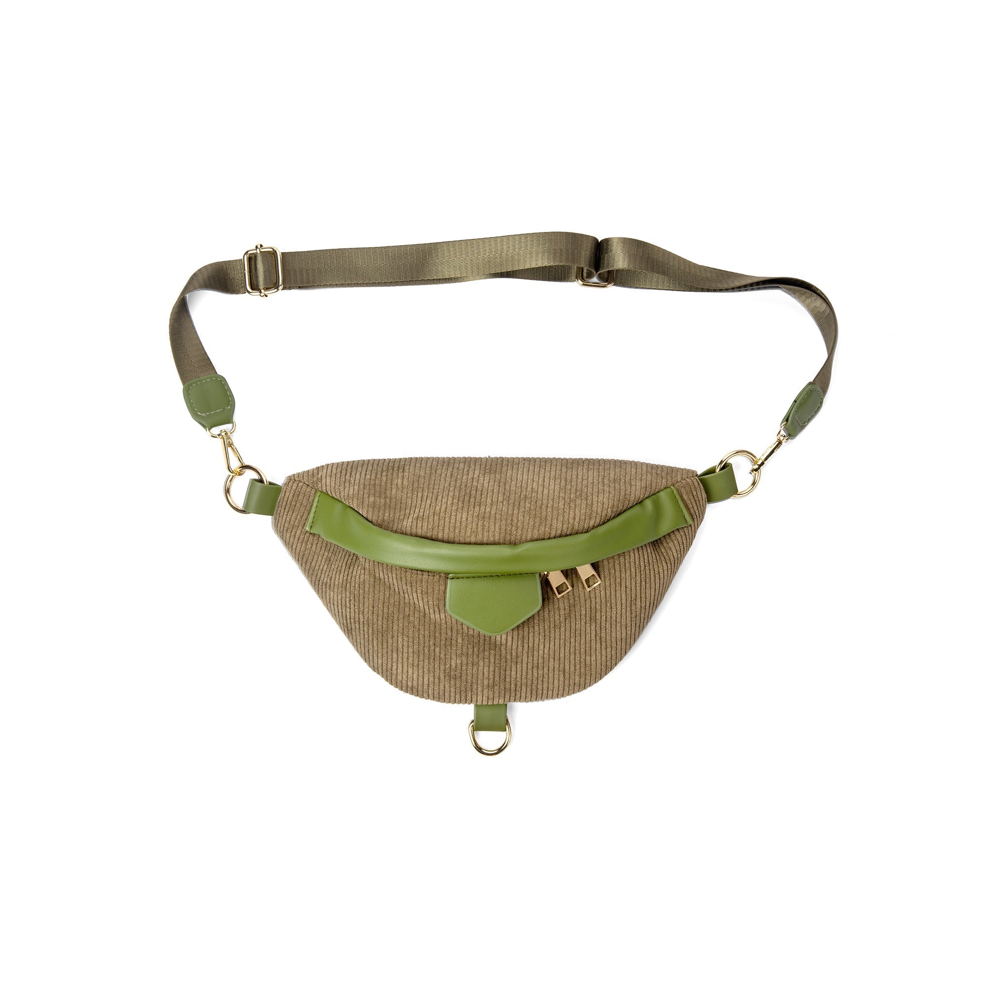 Banane Velours Côtelé | Chic & Pratique | Bandoulière Ajustable
