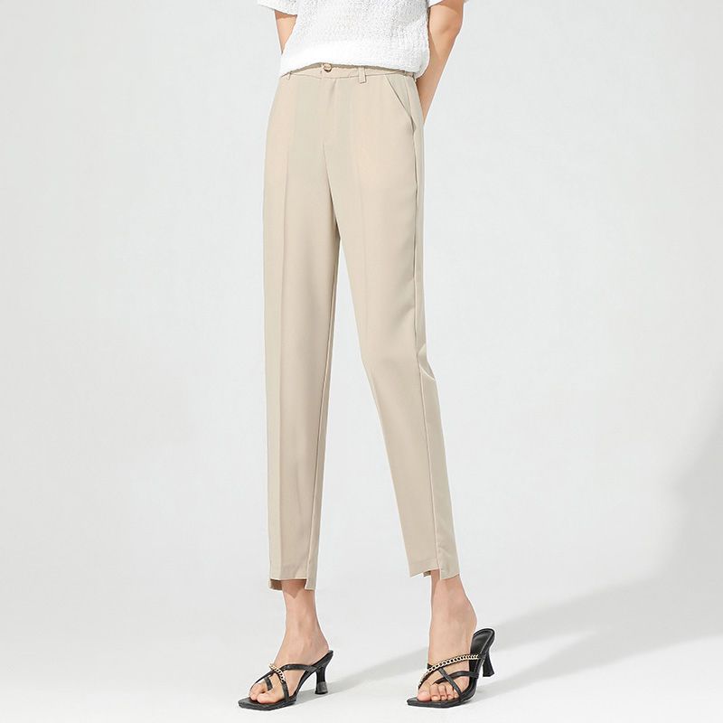 Pantalon Élégance Structurée | Taille Haute et Coupe Cigarette