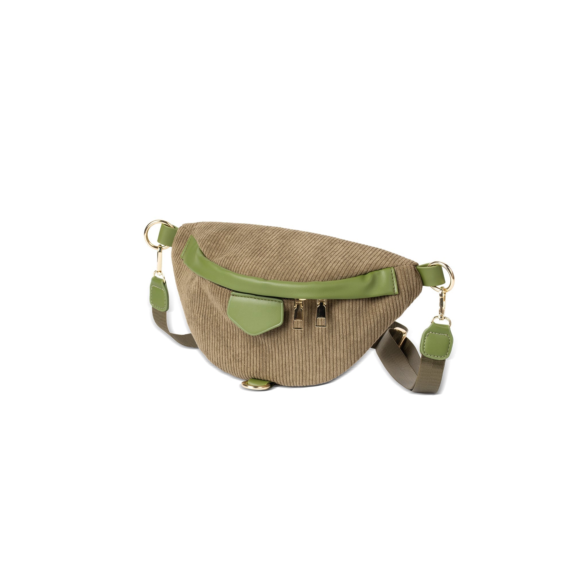 Banane Velours Côtelé | Chic & Pratique | Bandoulière Ajustable