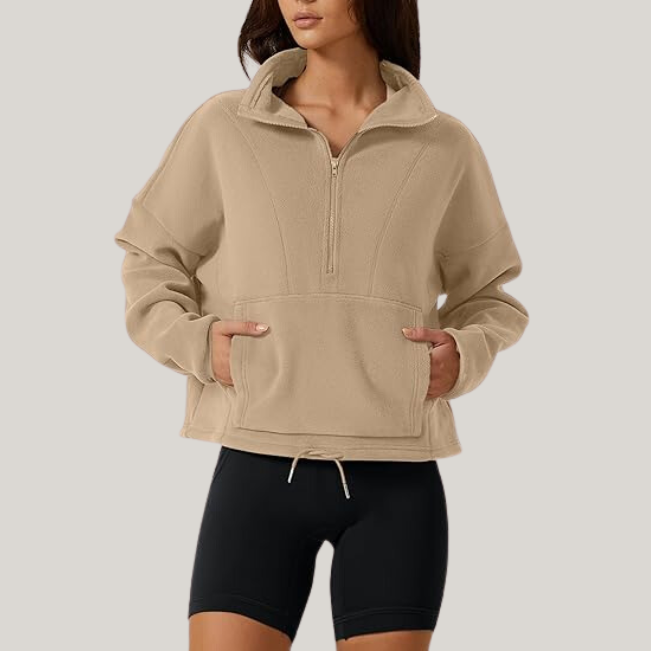 Sweat Polaire Zippé | Oversize & Confort | Style Sport & Cosy