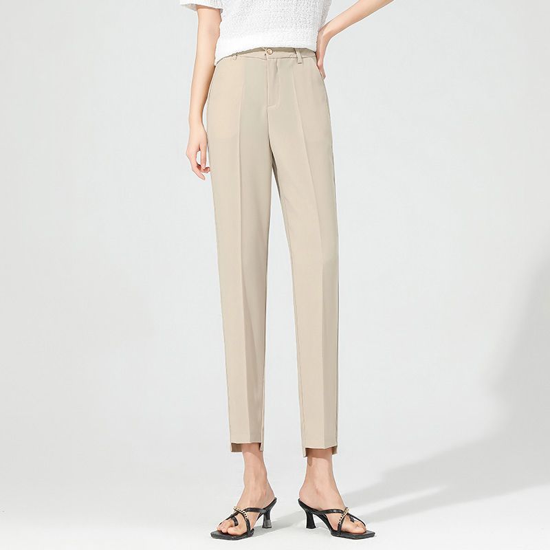 Pantalon Élégance Structurée | Taille Haute et Coupe Cigarette
