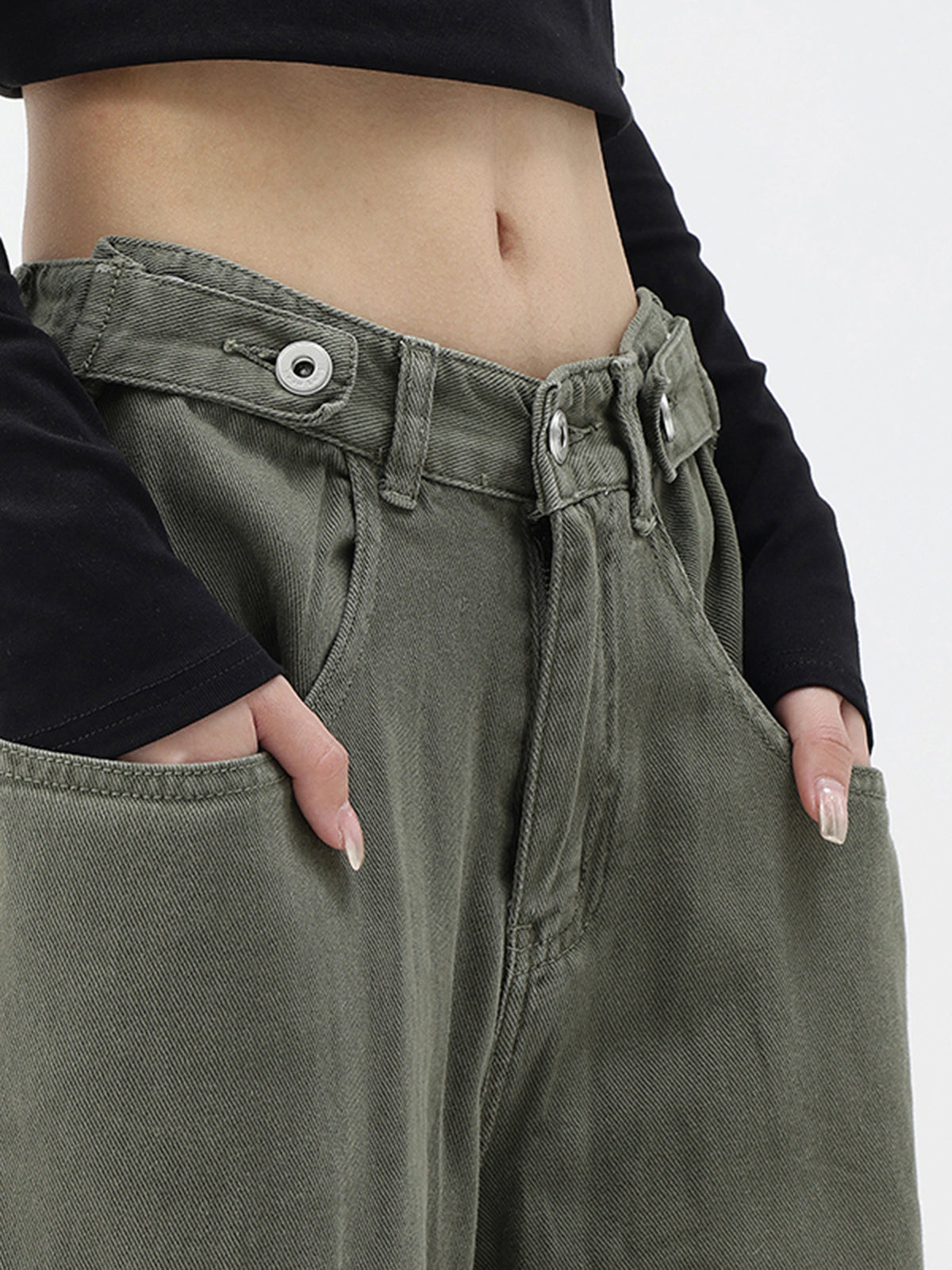 Pantalon Large | Taille Haute Oversize | Style Street et Confort