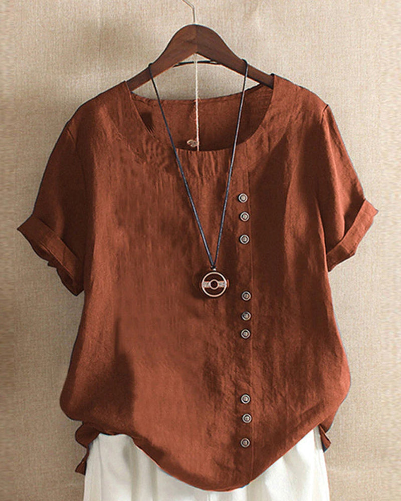 Blouse en Lin Boutonnée | Lin | Légère et Naturelle