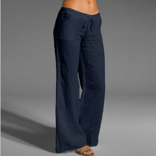 Pantalon Large | Lin | Léger et Décontracté