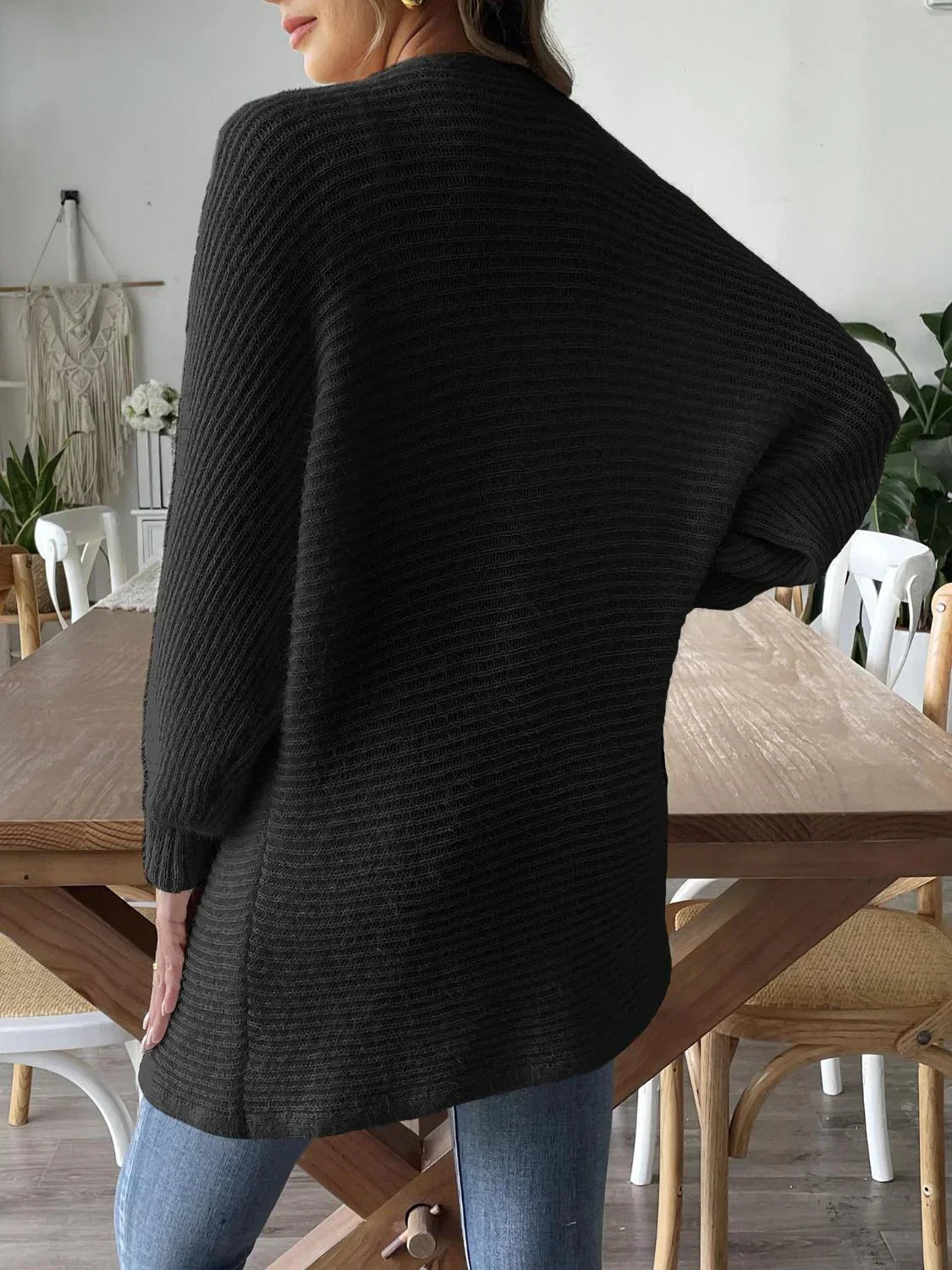Cardigan Long | Maille Duveteuse | Confort & Élégance