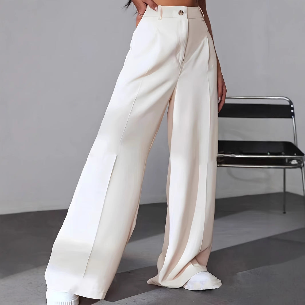 Pantalon Tailleur Large | Élégance Pure et Modernité Minimaliste