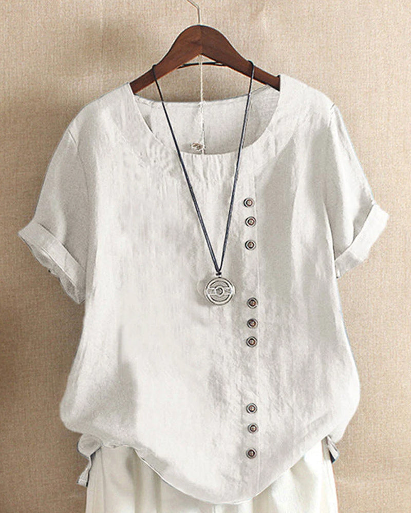 Blouse en Lin Boutonnée | Lin | Légère et Naturelle