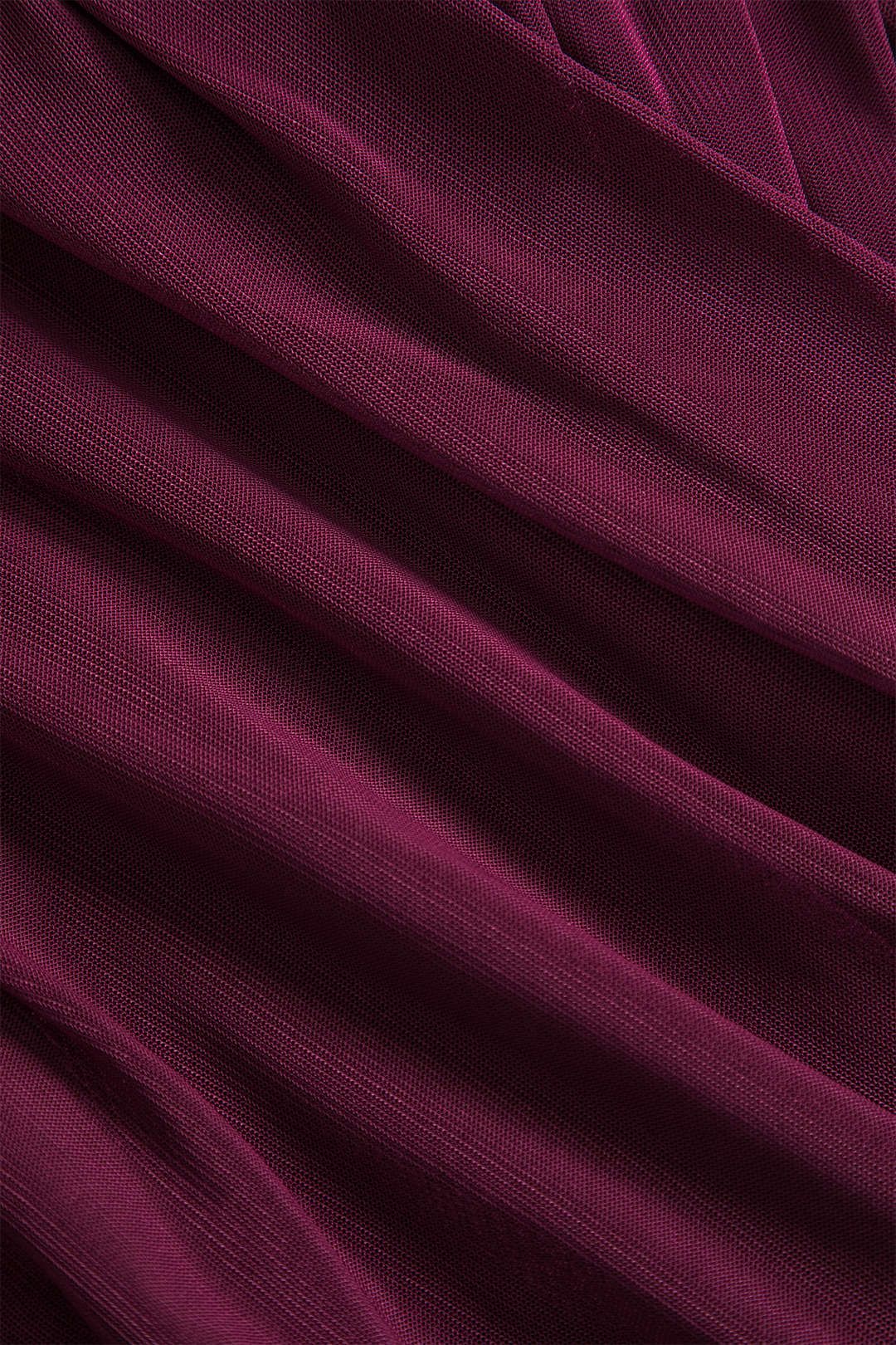 Top Croisé en Tulle | Élégance Drapée et Manches Longues