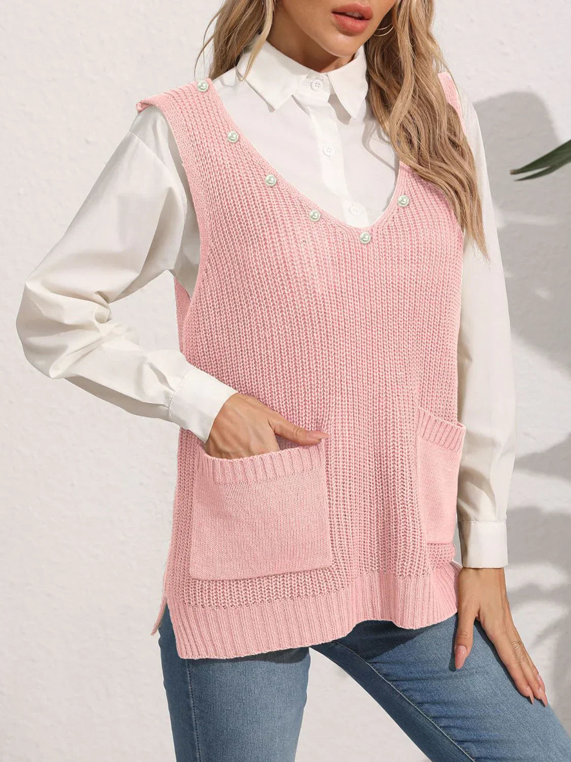 Gilet en Maille | Sans Manches | Stylé & Confortable