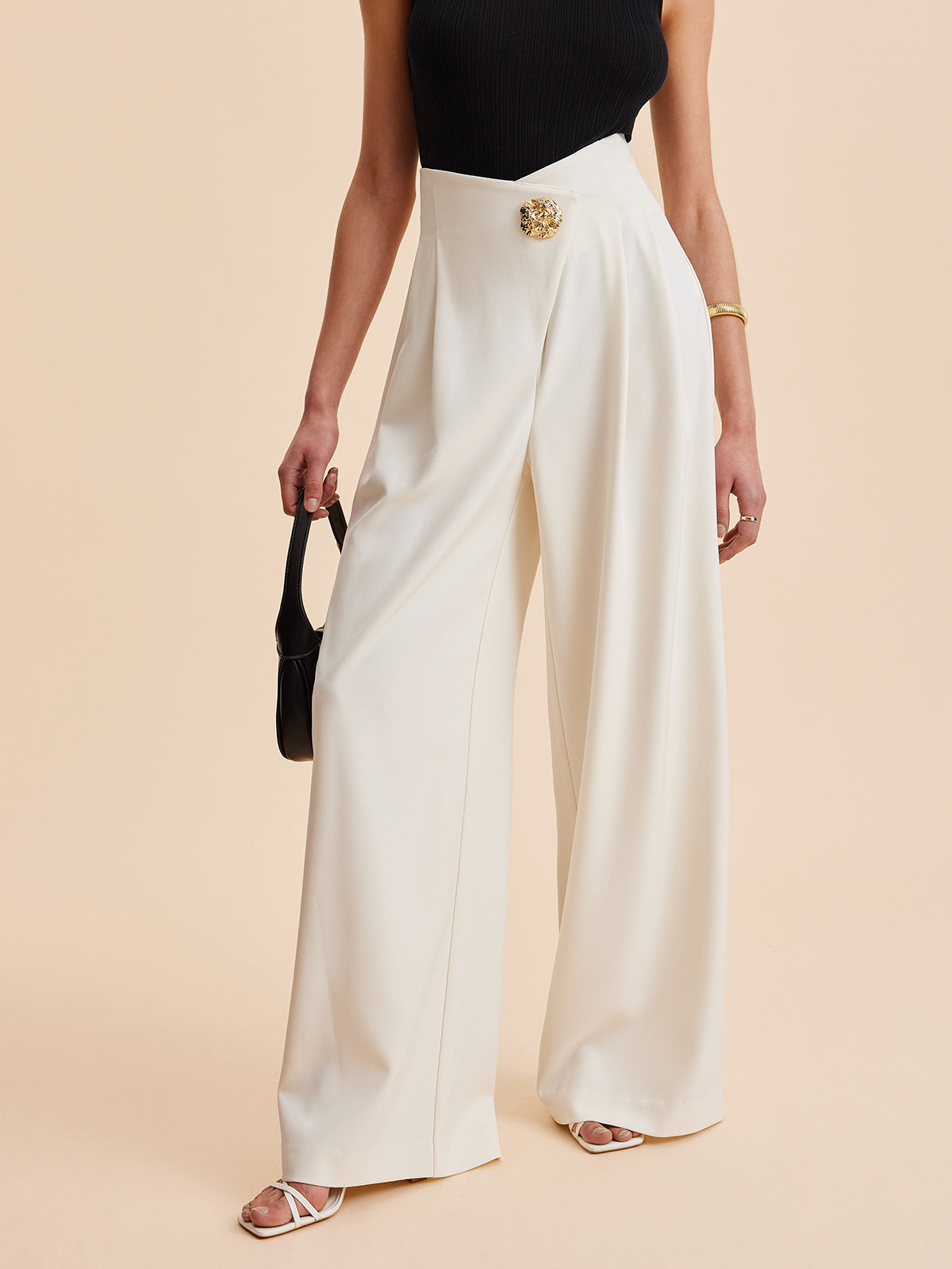 Pantalon Palazzo Signature | Élancé et Raffiné