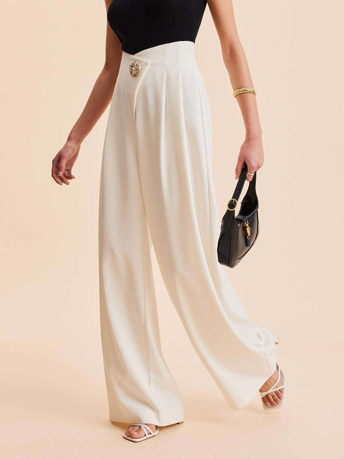 Pantalon Palazzo Signature | Élancé et Raffiné