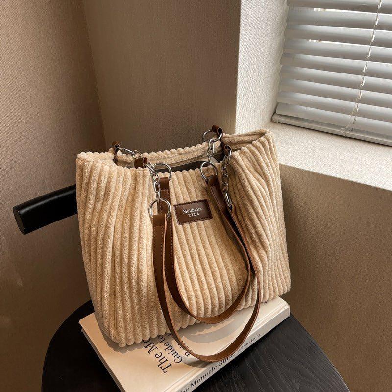 Sac Velours Côtelé | Élégant & Tendance | Pratique & Stylé