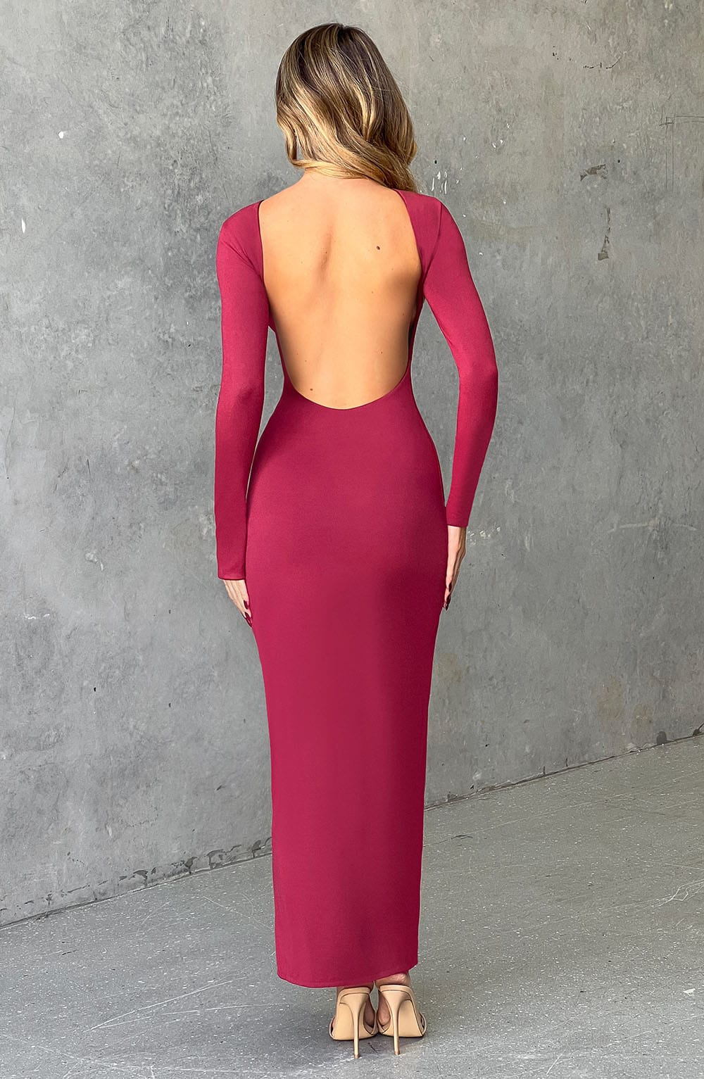 Robe Longue Fendue | Élégante & Sensuelle | Manches Longues