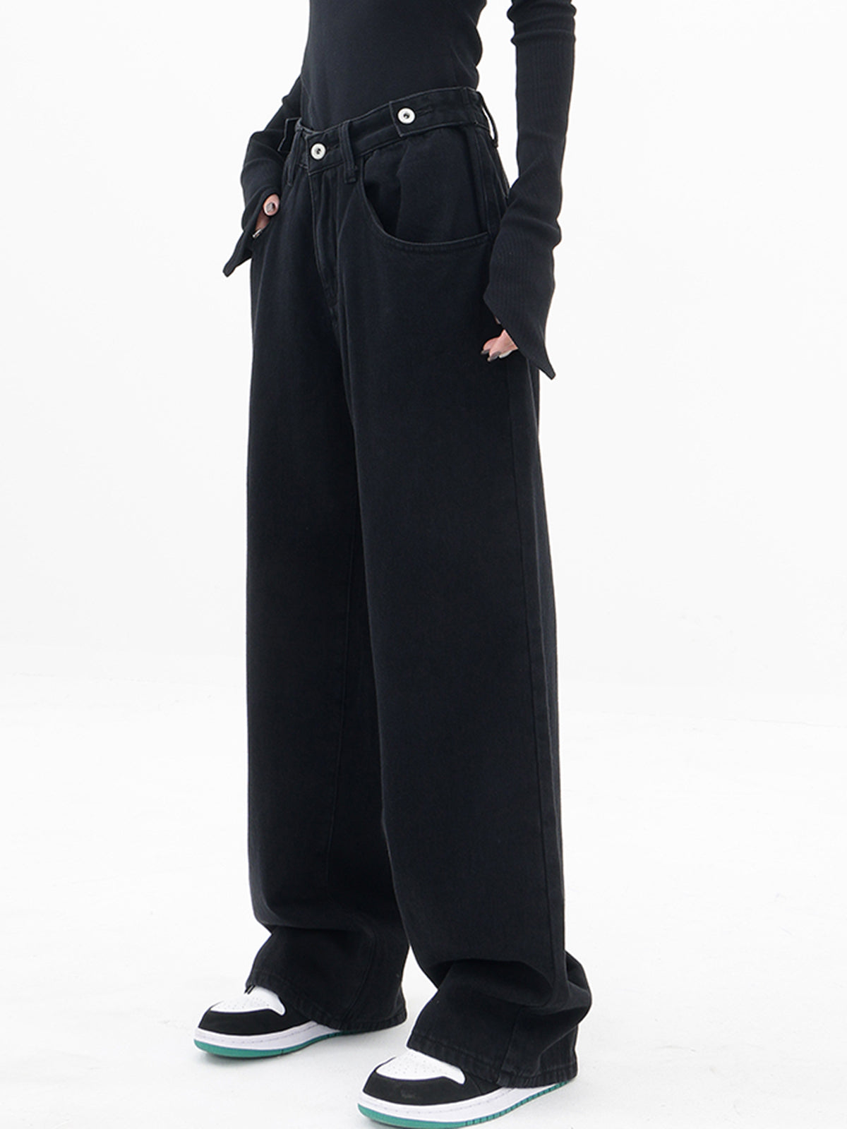 Pantalon Large | Taille Haute Oversize | Style Street et Confort