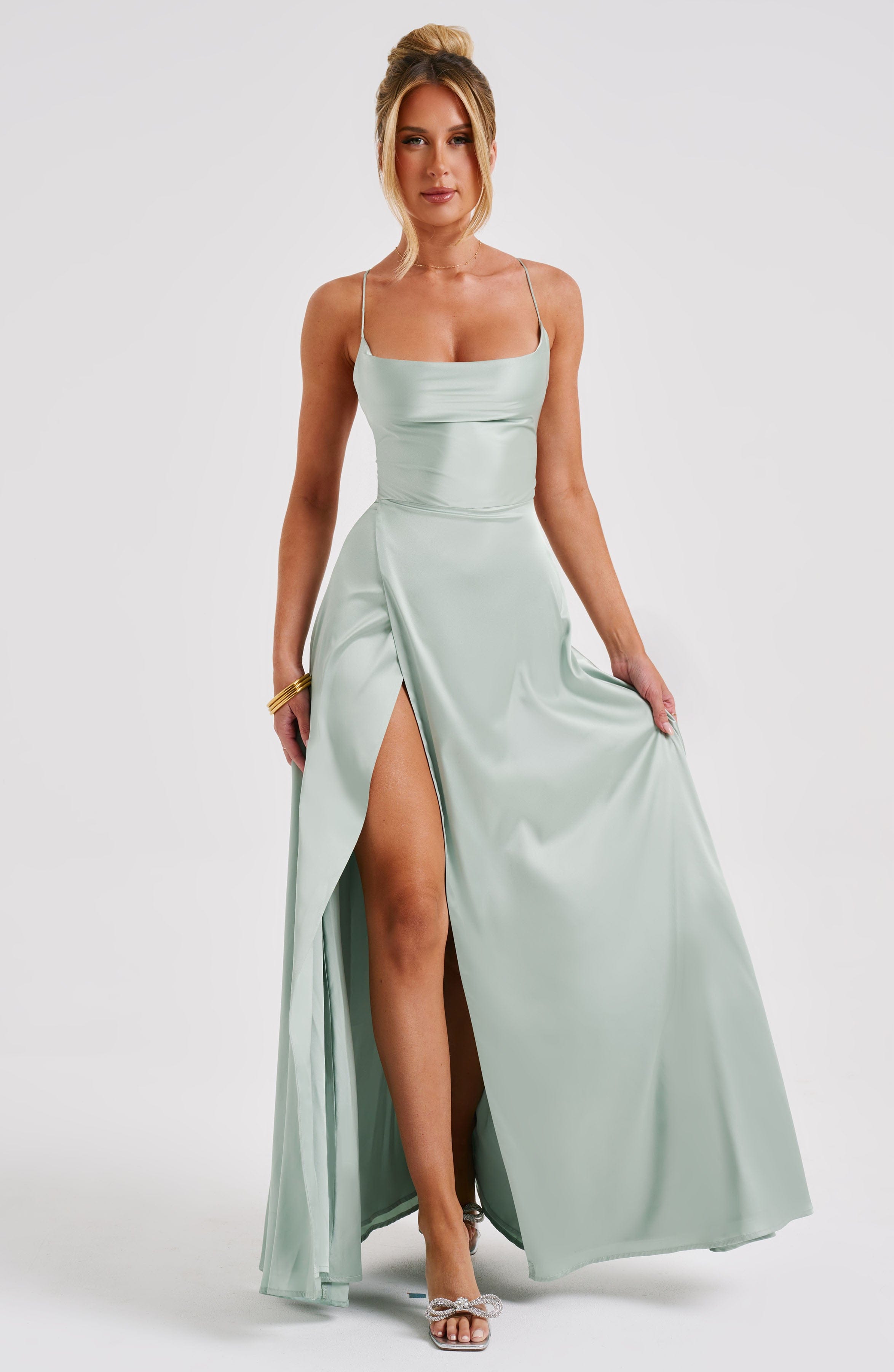 Robe Longue Moulante | Élégante & Sophistiquée | Épaules Dénudées