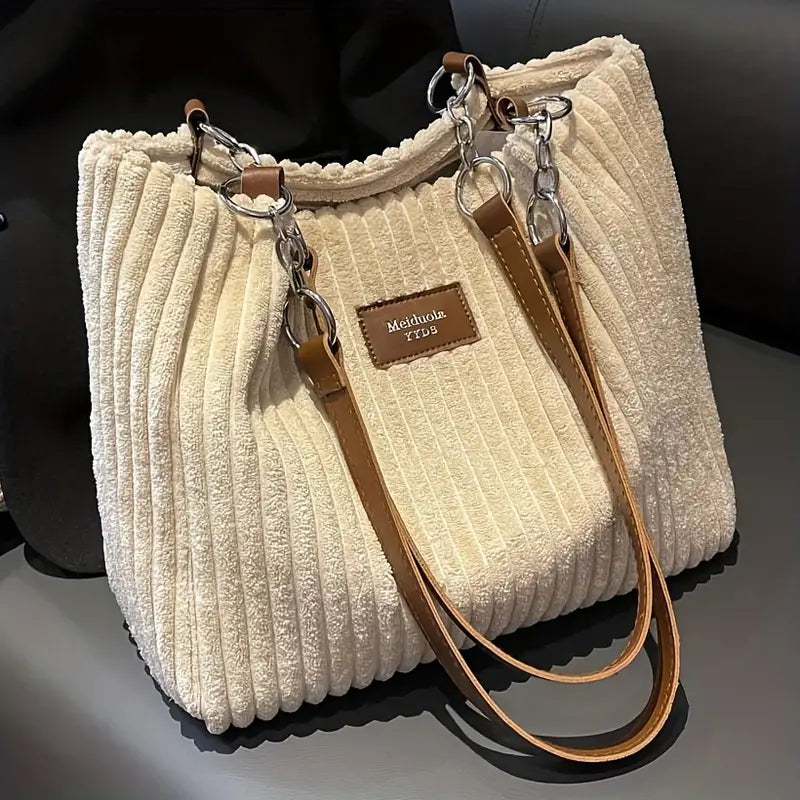 Sac Velours Côtelé | Élégant & Tendance | Pratique & Stylé