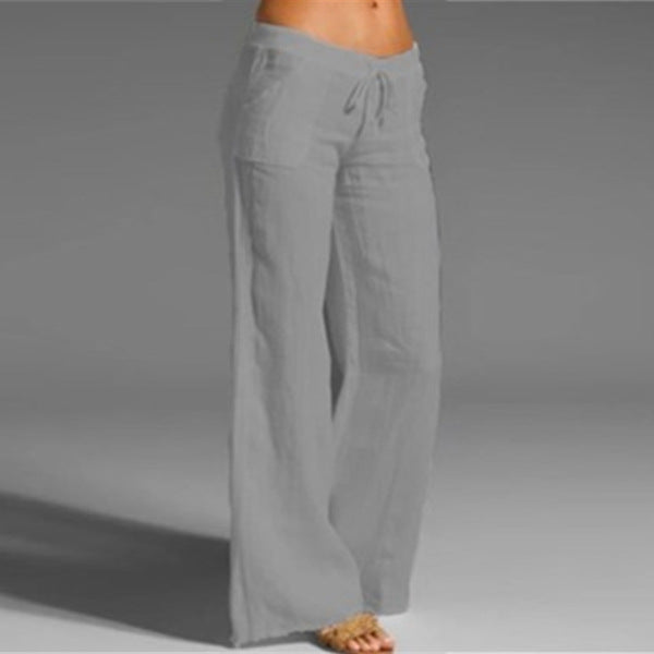 Pantalon Large | Lin | Léger et Décontracté