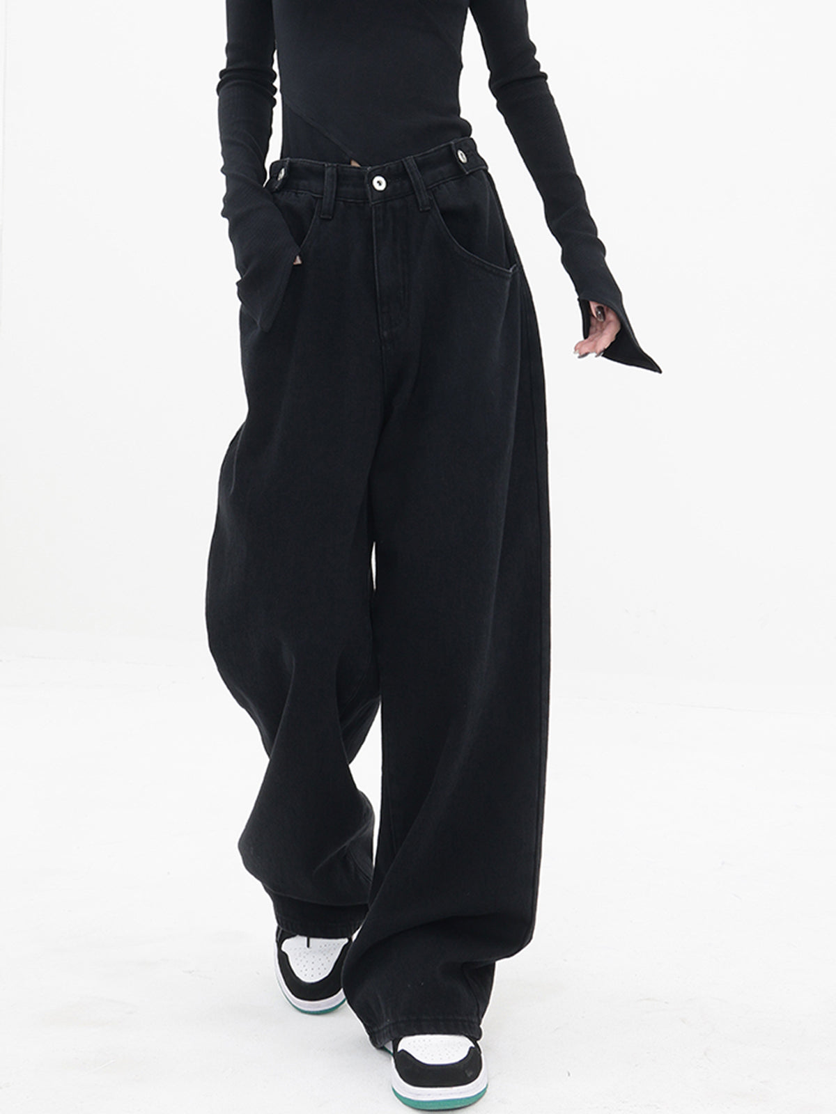 Pantalon Large | Taille Haute Oversize | Style Street et Confort