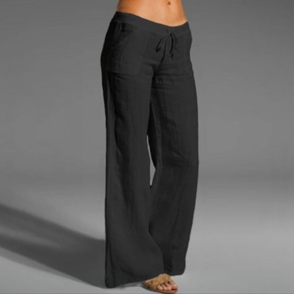 Pantalon Large | Lin | Léger et Décontracté