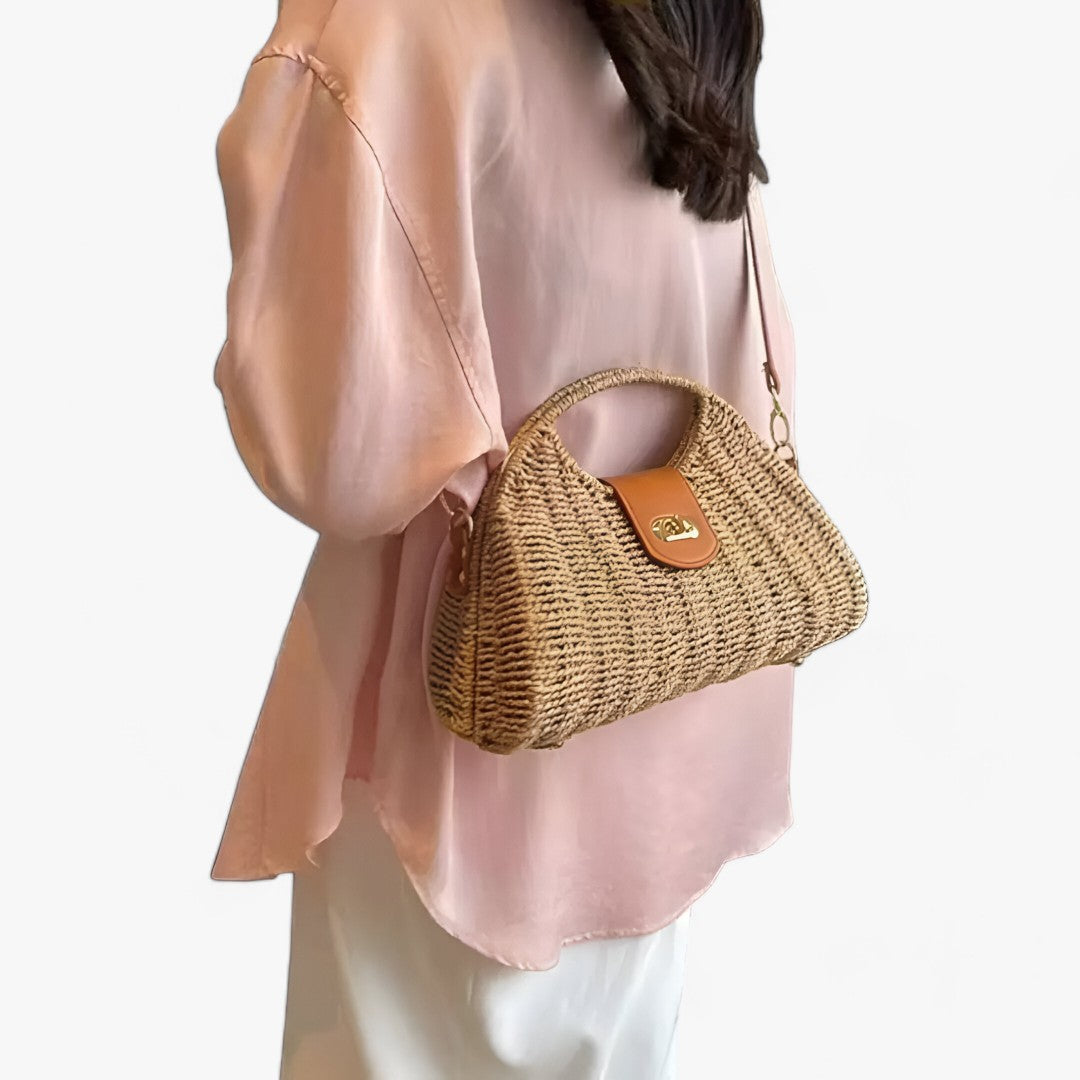 Sac à Main en Rotin | Chic Bohème | Indispensable Été