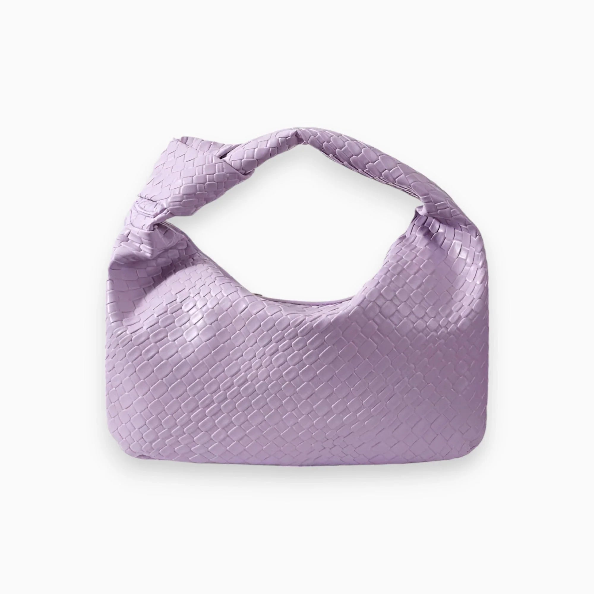 Valentina | Sac Hobo Métallisé | Tendance Luxe | Effet Tressé