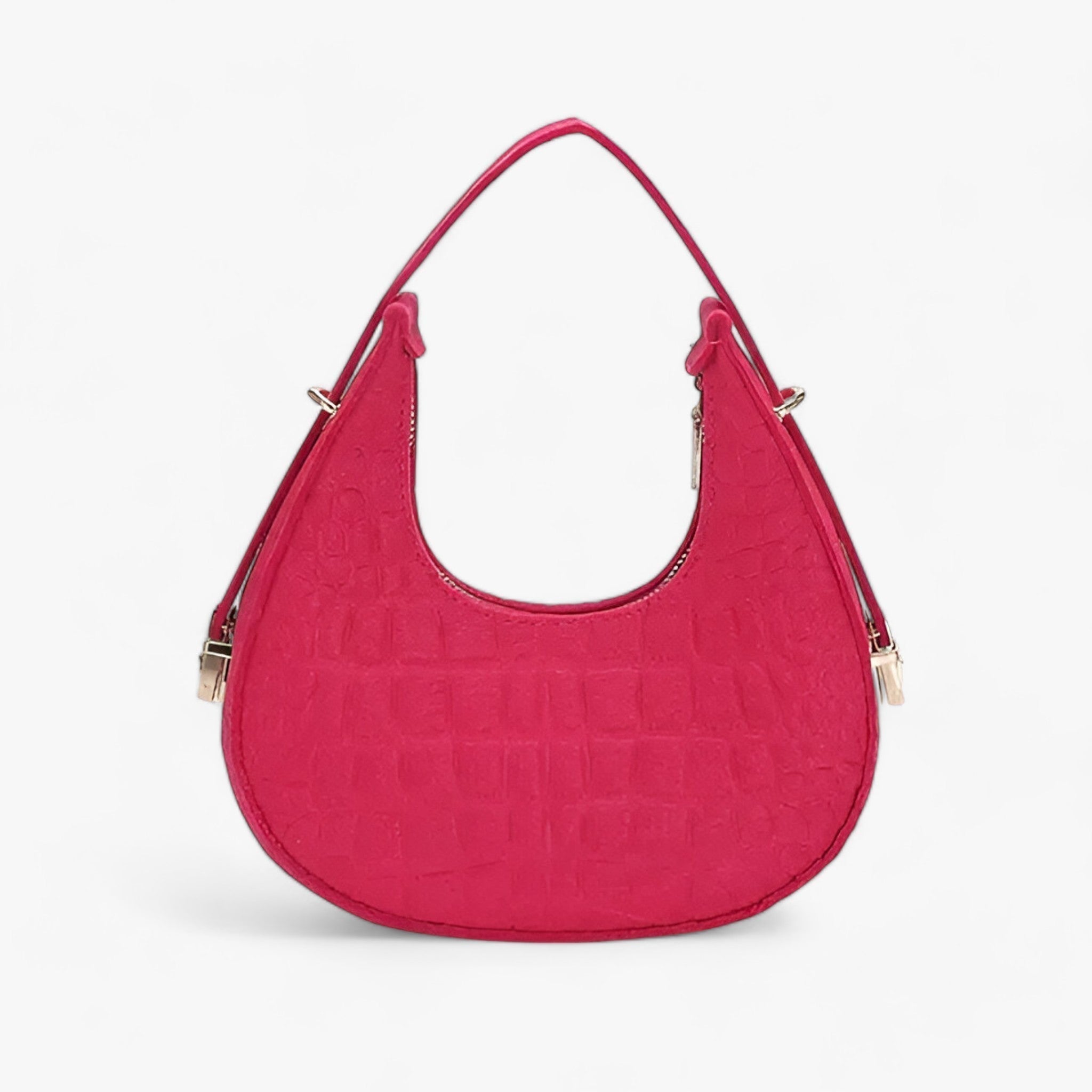Sac Demi-Lune | Simili Cuir Croco | Élégant & Moderne