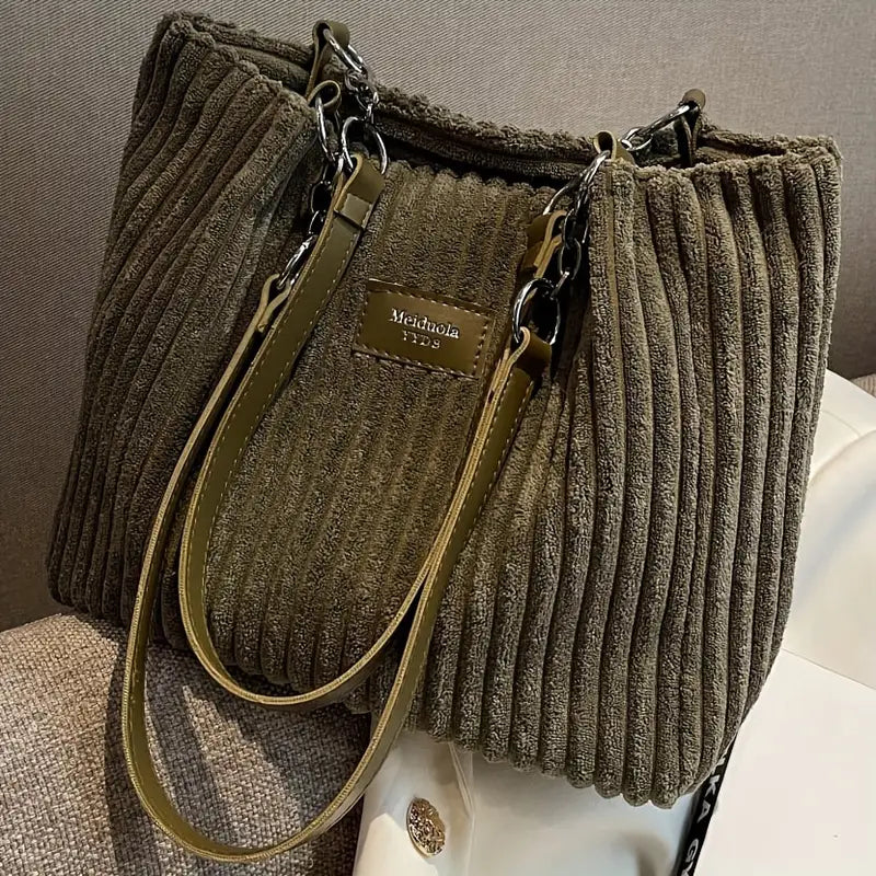 Sac Velours Côtelé | Élégant & Tendance | Pratique & Stylé