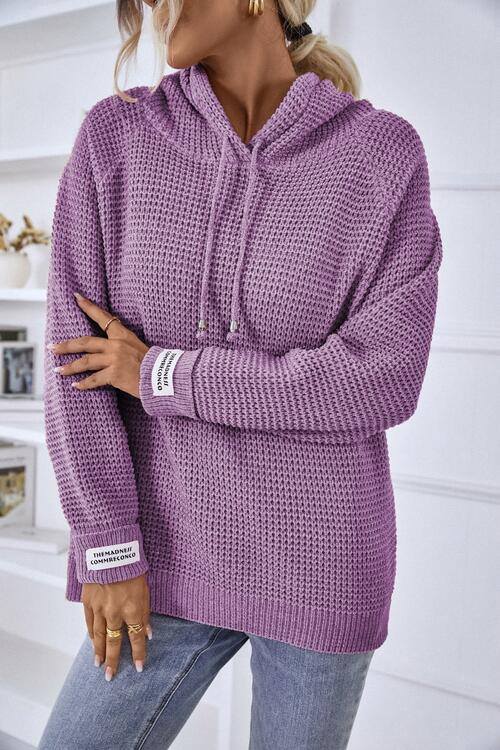Pull à Capuche en Maille | Doux & Confortable | Style Décontracté