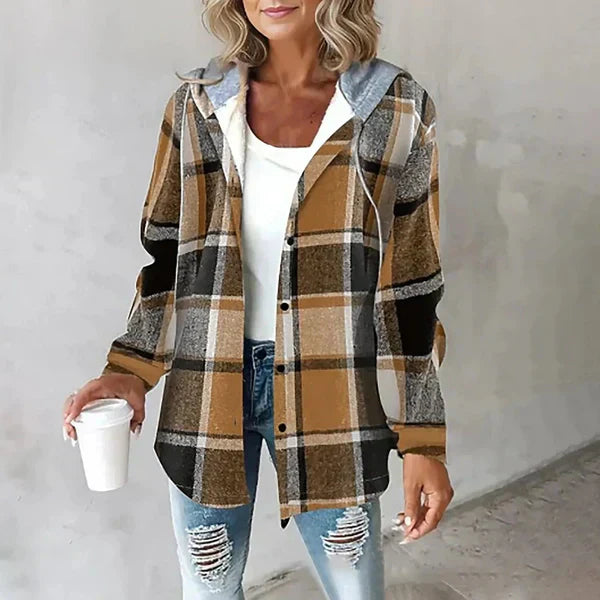 Surchemise à Capuche | Motif Carreaux | Tendance & Confortable