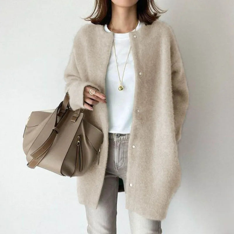 Juliette - Cardigan long en laine douce
