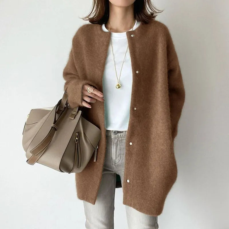 Juliette - Cardigan long en laine douce