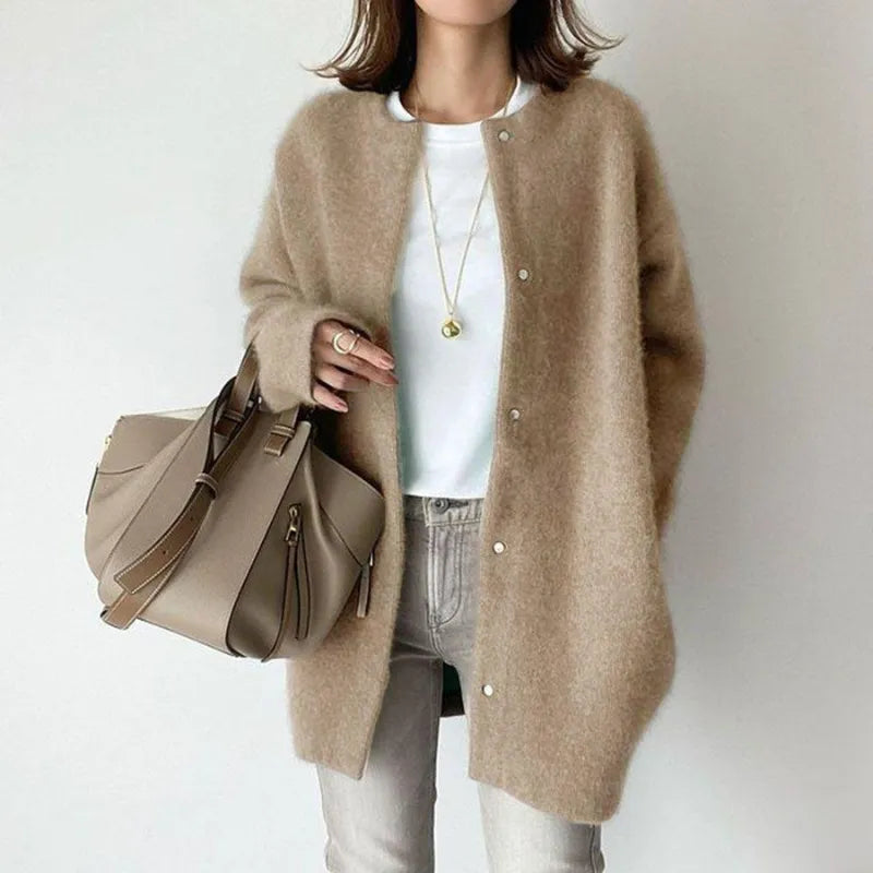 Juliette - Cardigan long en laine douce