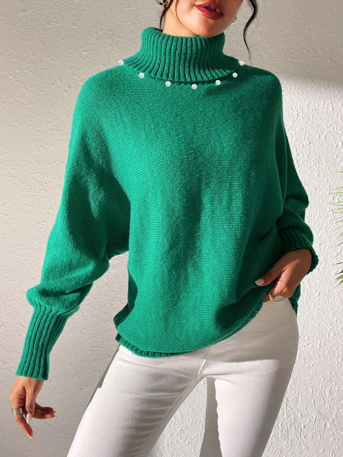 Pull Col Roulé | Maille Douce | Élégance & Chaleur