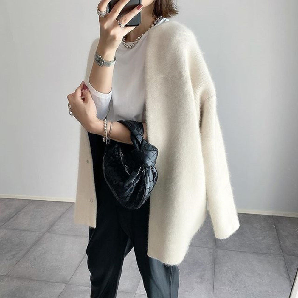 Juliette - Cardigan long en laine douce
