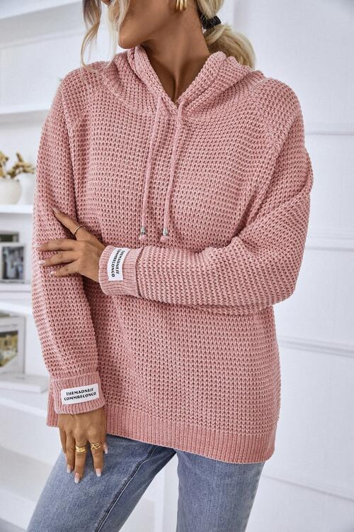 Pull à Capuche en Maille | Doux & Confortable | Style Décontracté