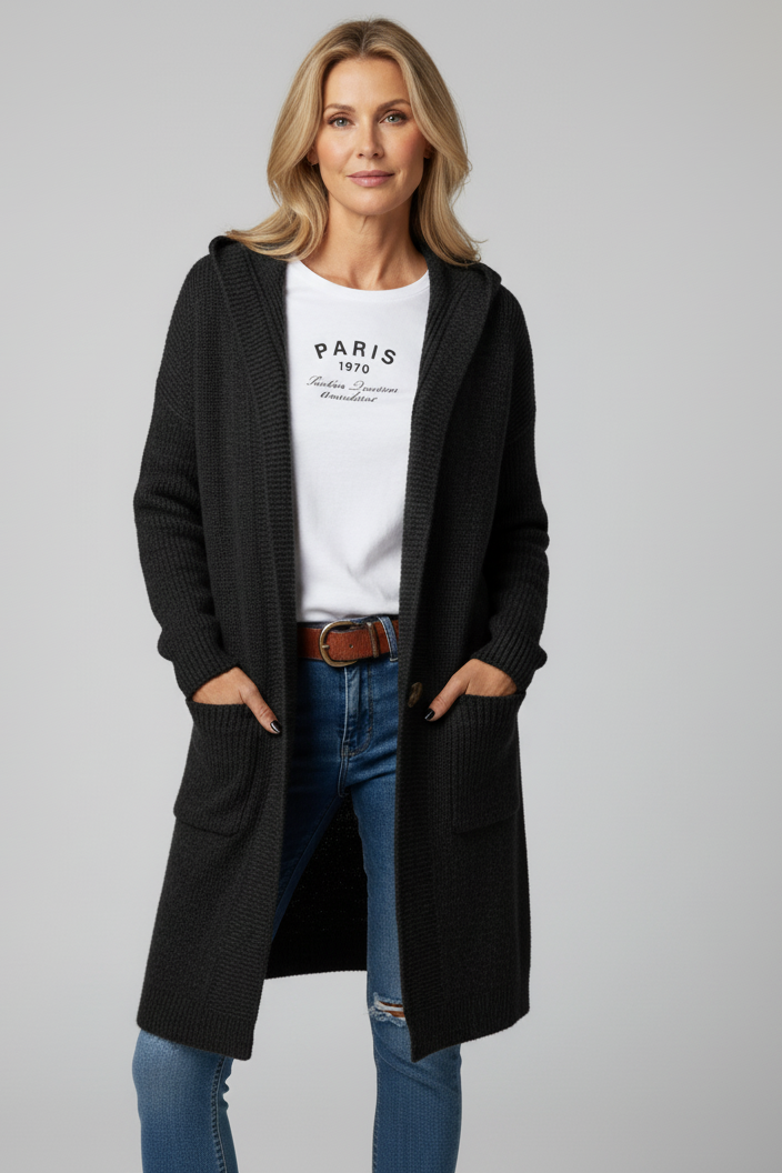 MONICA | Cardigan long et élégant