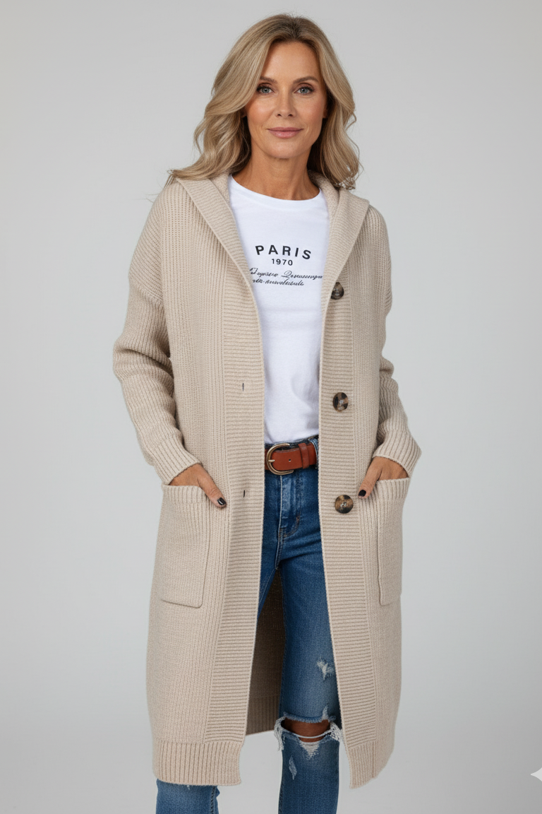 MONICA | Cardigan long et élégant