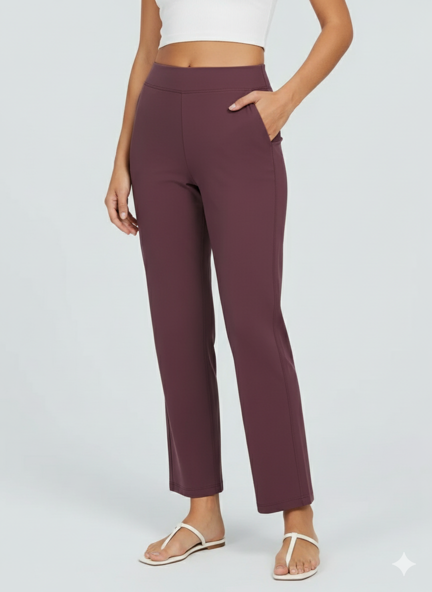 Elisa | Pantalon confortable en matière respirante et élastique
