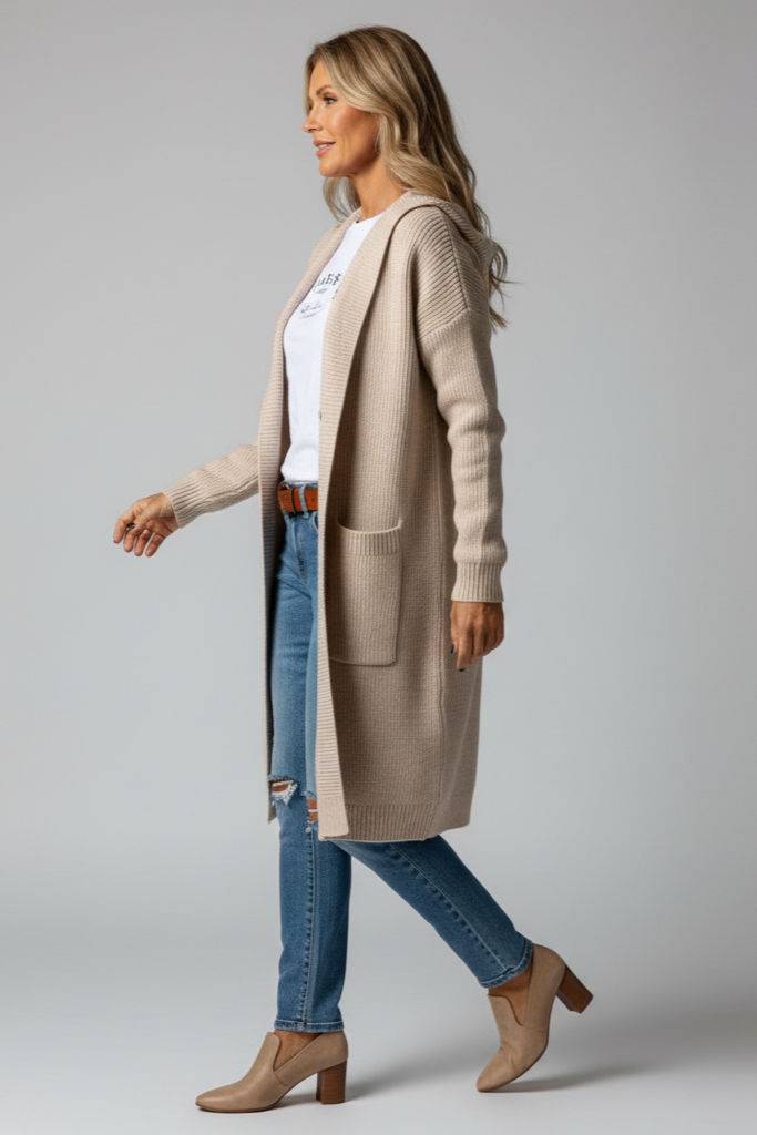 MONICA | Cardigan long et élégant