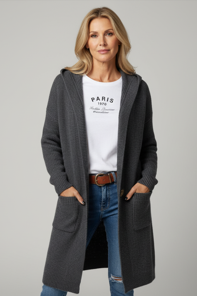 MONICA | Cardigan long et élégant