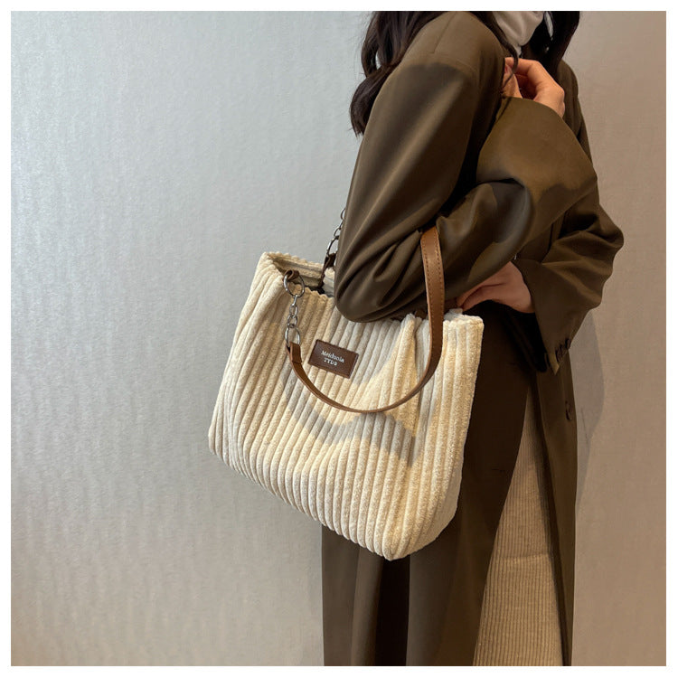 Sac Velours Côtelé | Élégant & Tendance | Pratique & Stylé