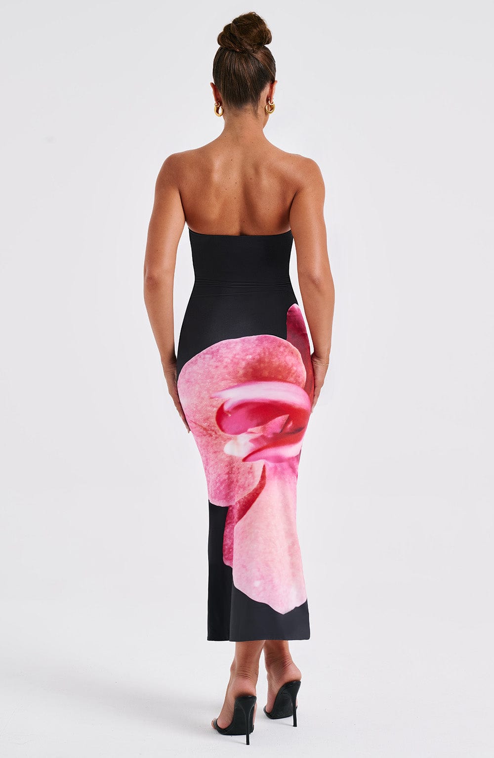 Robe Longue Bustier | Élégante & Audacieuse | Imprimé Floral