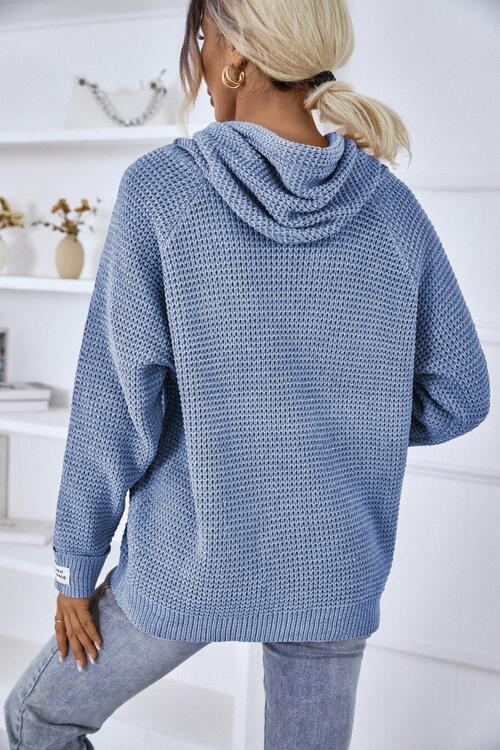 Pull à Capuche en Maille | Doux & Confortable | Style Décontracté