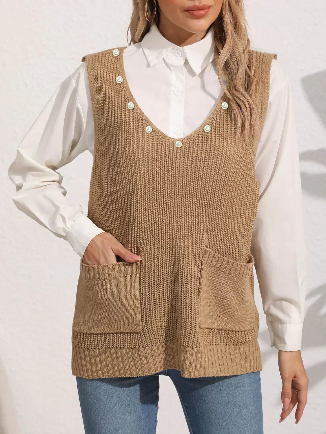 Gilet en Maille | Sans Manches | Stylé & Confortable