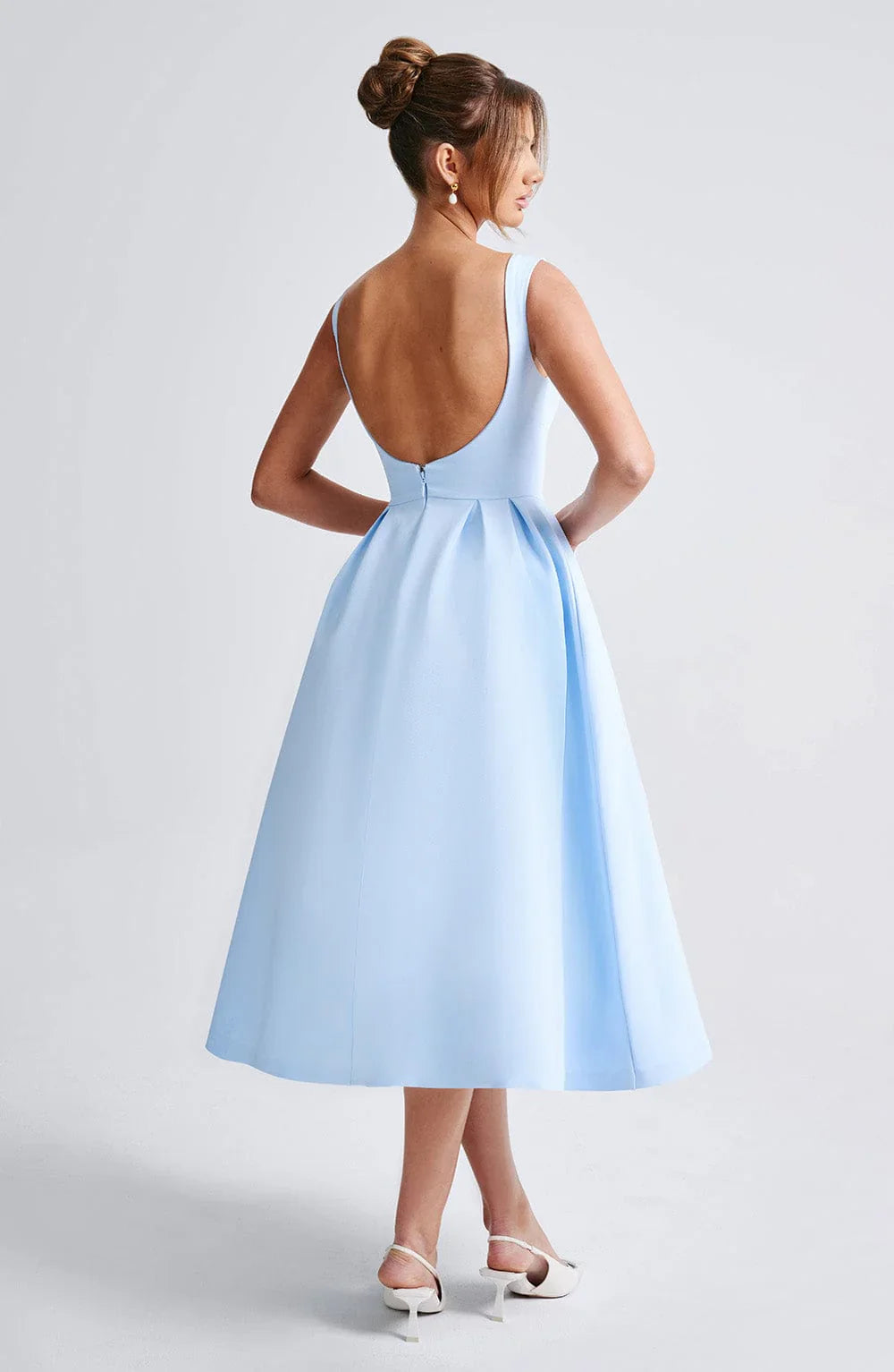 Camille - Robe Midi Évasée | Élégante | Sophistiquée