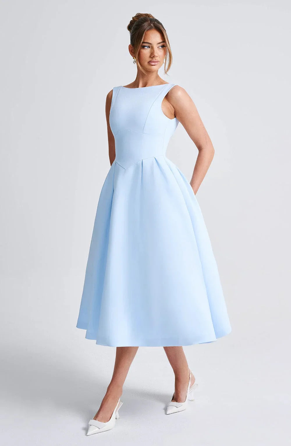 Camille - Robe Midi Évasée | Élégante | Sophistiquée